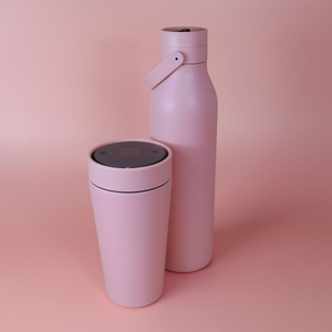 Circular&amp;Co Stainless Steel Water Bottle &amp; Travel Cup Duo – 750ml Bottle &amp; 12oz Cup