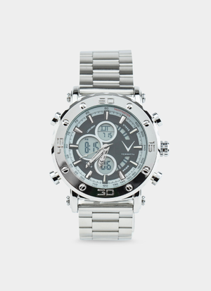 Vendetta Dominator Watch - Silver/Black