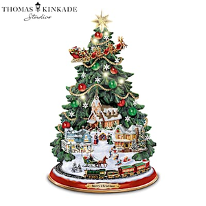 Thomas Kinkade Studios A Classic Christmas Tree