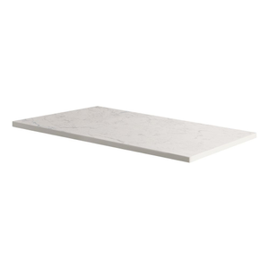 Claddagh White Quartz Marble Countertop 120cm