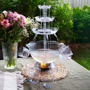 Dish & Dash Party Drinking Fountain with Lights