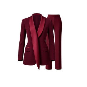 Mayfair Merlot Tux Suit Set (XXXL)