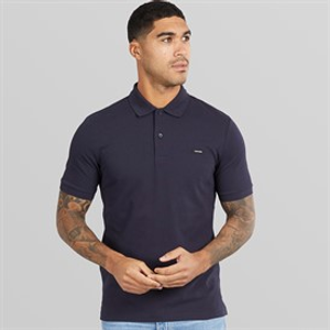 Calvin Klein Mens Stretch Pique Slim Polo Shirt Night Sky
