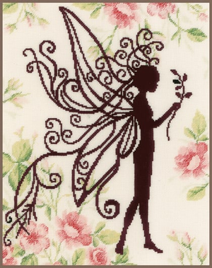 Flower Fairy Silhouette 1
