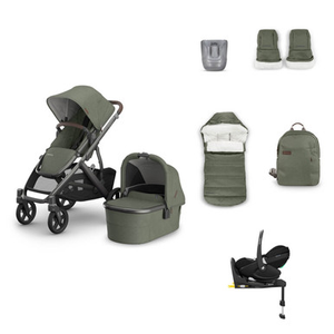 Uppababy VISTA V3 Pebble 360 Pro2 i-Size Travel System Bundle - Evelyn