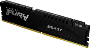 Kingston Fury Beast 16GB (1x16GB) DDR5 5600MHz C40 Memory Module - Black - KF556C40BB-16BK