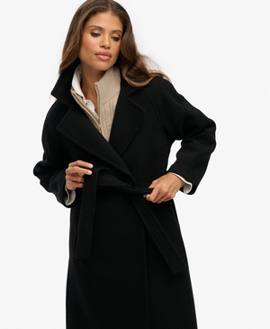 Cappotto Lungo in Lana Vestibilità Comoda