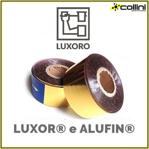 LUXOR® e ALUFIN® Nastri per Timbratura a Caldo (rotolo 122 metri)