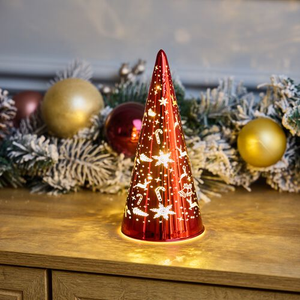 Cashel Living LED Red Christmas Tree