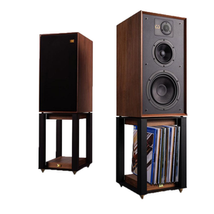 Nearly New - Wharfedale Linton Heritage Standmount Speakers with Matching Stands - Walnut