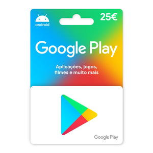 CARTÃO GOOGLE PLAY 25 EUROS