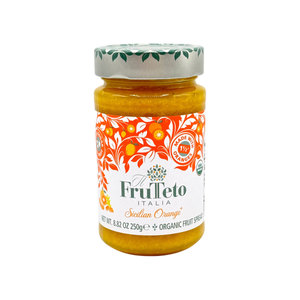 Organic Sicilian Orange+ 100% Fruit Spread (Fruteto Italia) 250g