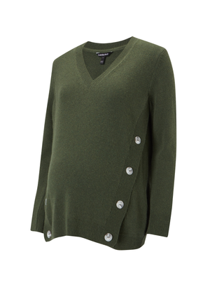Pre-Loved Abi Maternity Jumper - 4 (UK Size 14) / Khaki