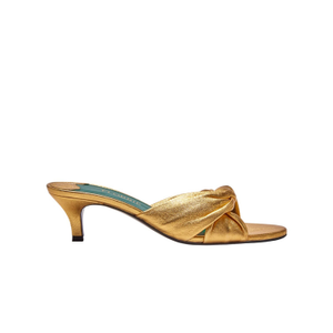 Emma 50Mm Leather Mule Vintage Gold (6 UK)