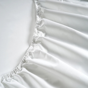 UPS All Season Egyptian Giza Fitted Sheet - Brilliant White