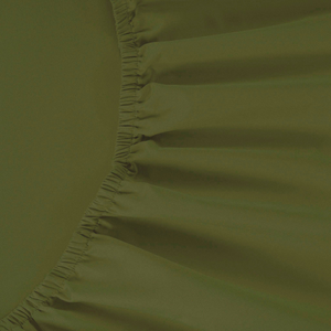 UPS 800 Thread Count Egyptian Cotton Grand Splendour Lux Buttery Smooth Lux Fitted Sheet - Olive Green