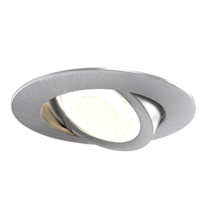 LED Einbaustrahler dimmbar - Dim to Warm - CCT (Lichtfarbe einstellbar) - 5W/7W - IP65 - Edelstahl - Schwenkbar - Aluminium - 5 Jahre Garantie
