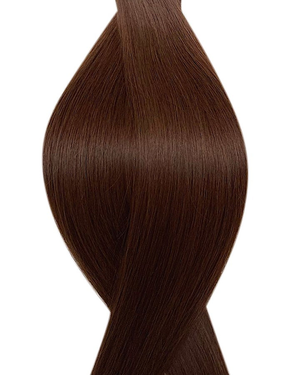 #4 Milk Chocolate Nano Ring Hair Extensions