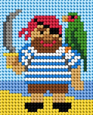 Kit canevas enfant - Le pirate