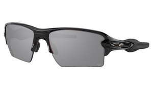 Oakley Flak 2.0 XL Prescription Sunglasses - Polished Black (Gunmetal Icon), Oakley Prizm Black Polarised