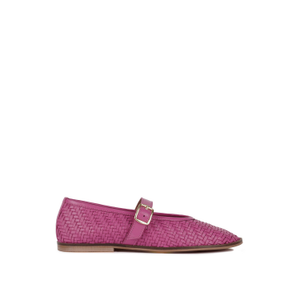 Nazuka Real Leather Mary Janes In Fuchsia By Rag & Co (4 UK)