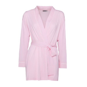 Tencel Robe In Blush Pink (S)