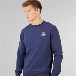Kings Will Dream Mens Crosby Crew Neck Sweatshirt Navy