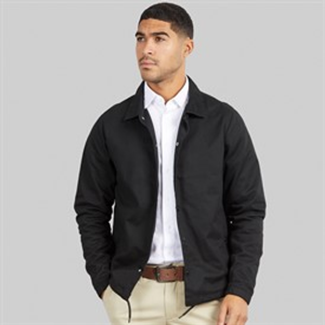 THREADBARE Mens Arcadia Parka Jacket Black