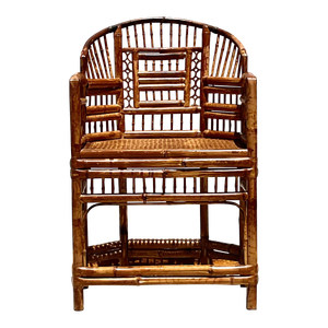 Vintage Costal Rattan Brighton Pavillon Chair