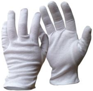 Interlock Cotton Gloves - Pair