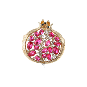 Gold Pomegranate Brooch (Left)