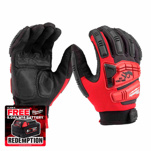 Milwaukee 4932498485 Impact Demox Work Gloves (Size 11/XXL)