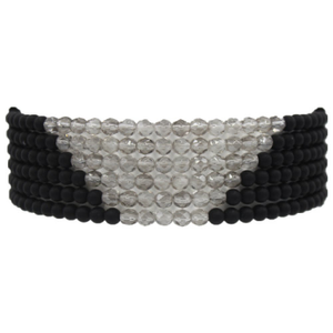 Eva Choker Necklace - Charcoal