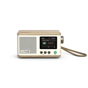 Pure Classic Mini Portable Radio - Cotton White / Oak
