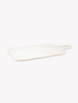 Alderley Rectangular Serving Board - Stoneware, Chalk