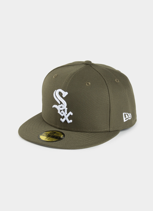 New Era MLB 59Fifty Chicago White Sox New Olive Fitted Cap