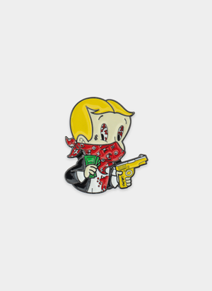 Vendetta Wanted Cap Pin