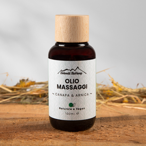 Olio massaggi Canapa & Arnica - 500 ml