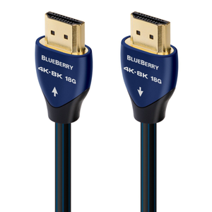 Nearly New - AudioQuest Blueberry 18 High Speed 4K-8K HDMI Cable with 18Gbps, UHD, HDR & eARC - 2m