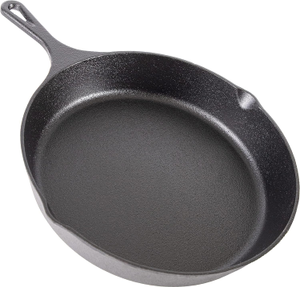 Pre-Seasoned Cast Iron Skillet, Oven Safe Cookware - 25 cm