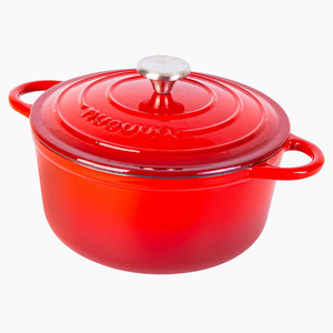 Cast Iron Dutch Oven with Lid - 28cm (6L) Red