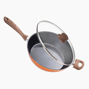 Induction Non-Stick Sauté Pan with Lid - 28cm - Copper