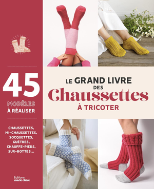 Livre le grand livre des chaussettes à tricoter
