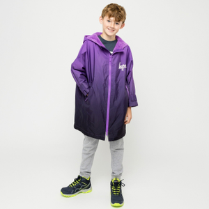 hype Kids Ombre Waterproof Changing Robe - 9 - 13 Yrs / Ombre Purple