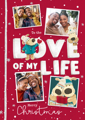 Boofle To The Love Of My Life Merry Christmas Photo Upload Card