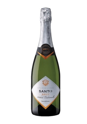 Santorini Brut Sparkling White Wine 750ml Santo Wines