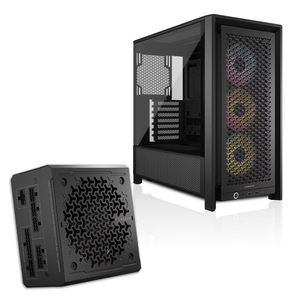 Corsair Build Bundle – FRAME 4000D RS ARGB Midi-Tower Case & RM850e 80+ Gold Fully Modular 850W PSU – Black