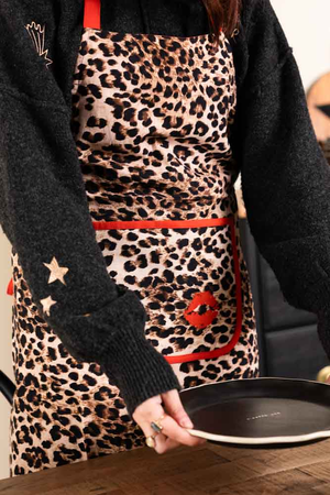 Leopard Love Print Apron