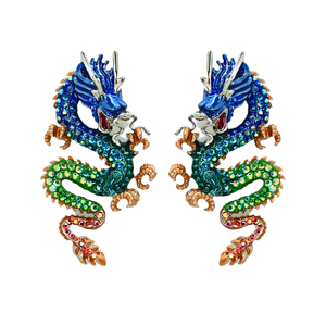 Fierce Dragon Earrings