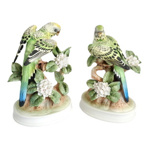 Figurines Parrots Pair